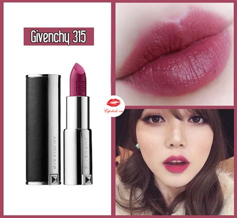 givenchy le rouge màu 315|Givenchy framboise 315.